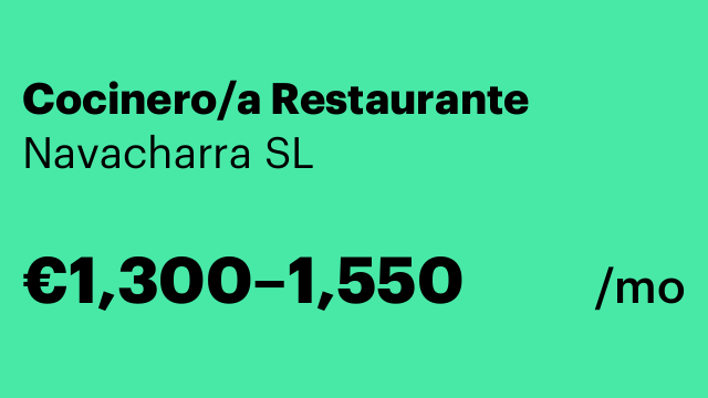 Cocinero/a Restaurante