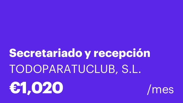 Secretariado y recepción