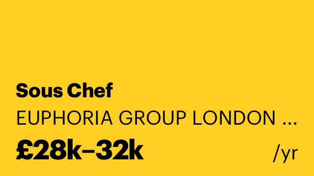 Sous Chef
