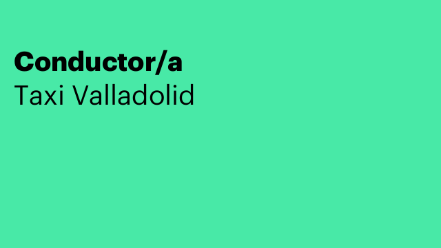 Conductor/a