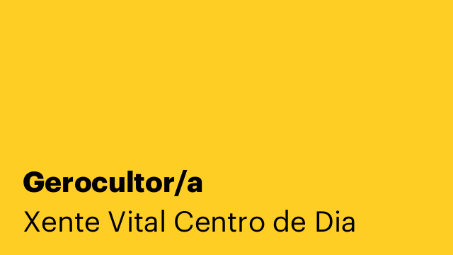 Gerocultor/a