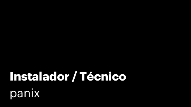 Instalador / Técnico