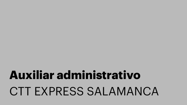 Auxiliar administrativo