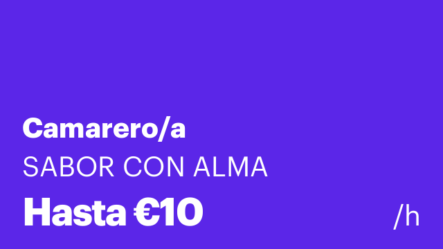 Camarero/a