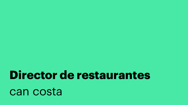 Director de restaurantes