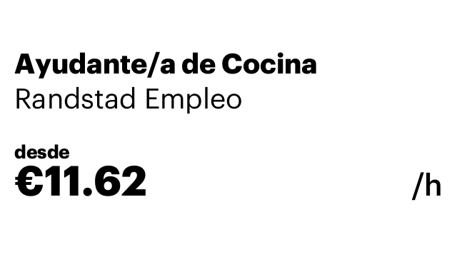 Ayudante/a de Cocina