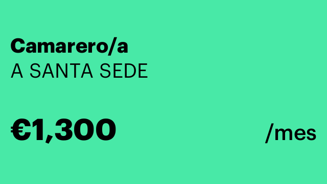 Camarero/a