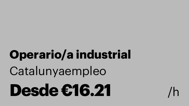 Operario/a industrial