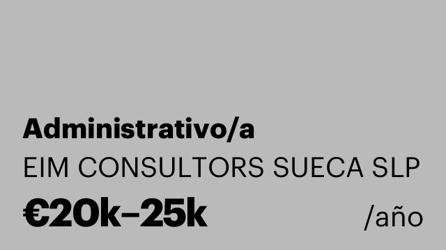 Administrativo/a