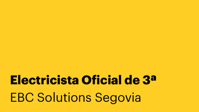Electricista Oficial de 3ª