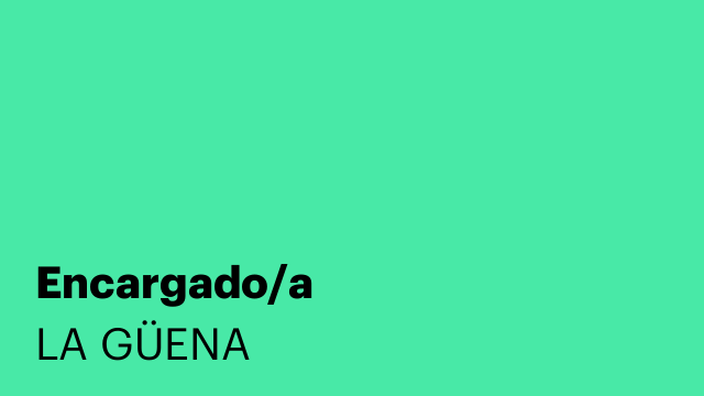 Encargado/a