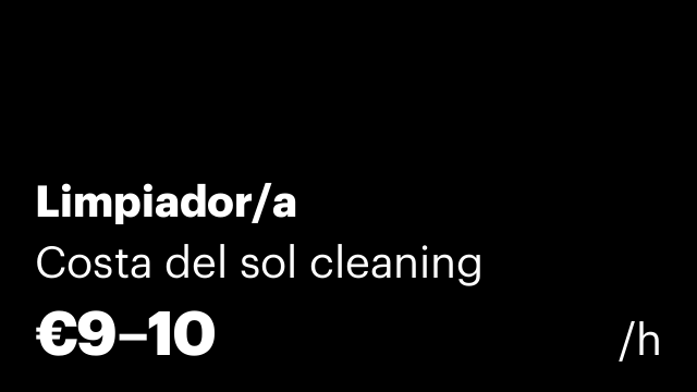 Limpiador/a