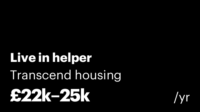 Live in helper