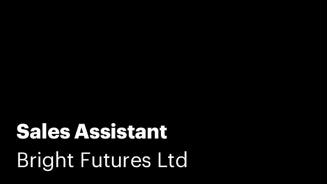 Sales Assistant