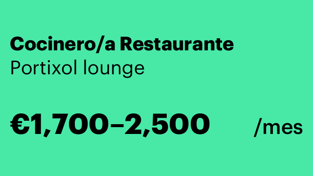 Cocinero/a Restaurante