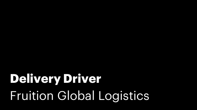 Delivery Driver