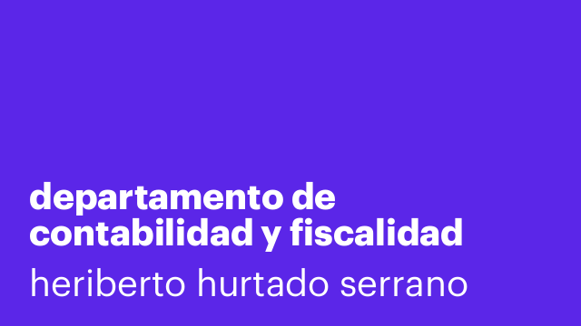 departamento de contabilidad y fiscalidad