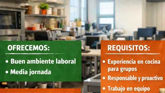 Cocinero para oficina