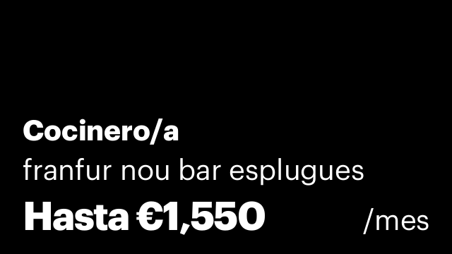 Cocinero/a
