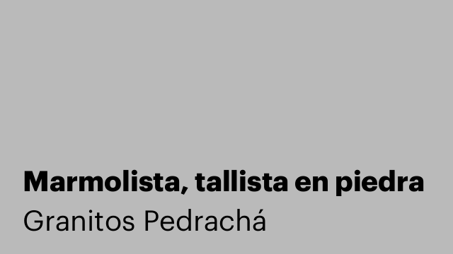 Marmolista, tallista en piedra
