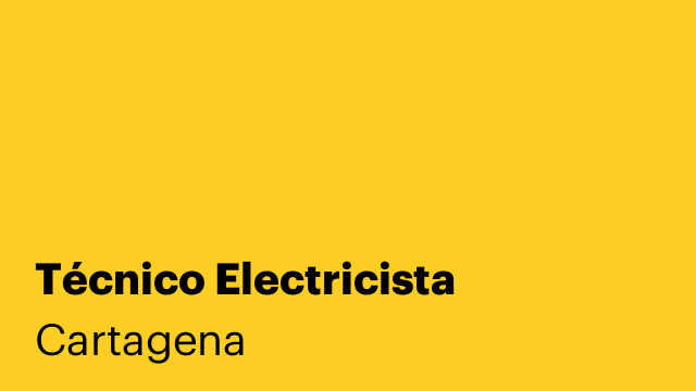 Técnico Electricista