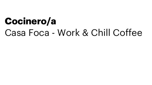Cocinero/a