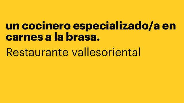un cocinero especializado/a en carnes a la brasa.