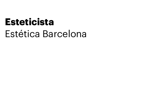 Esteticista