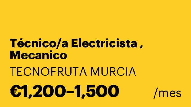 Técnico/a Electricista , Mecanico
