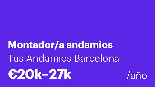 Montador/a andamios