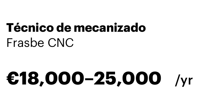 Técnico de mecanizado