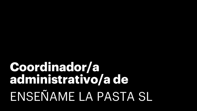 Coordinador/a administrativo/a de operaciones