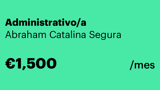 Administrativo/a