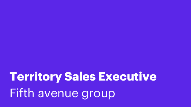 Territory Sales Executive