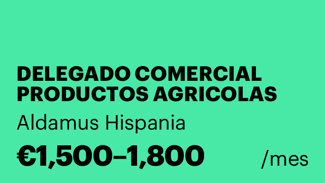 DELEGADO COMERCIAL PRODUCTOS AGRICOLAS ZONA ANDALUCIA