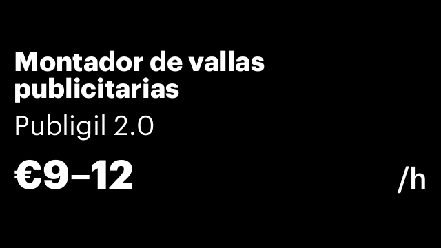 Montador de vallas publicitarias
