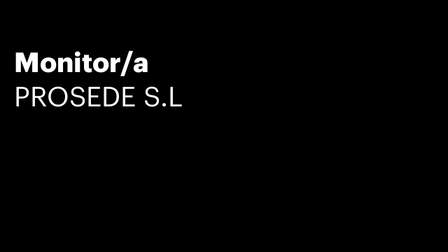 Monitor/a