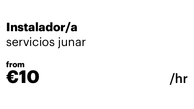 Instalador/a