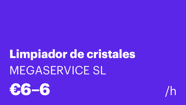 Limpiador de cristales