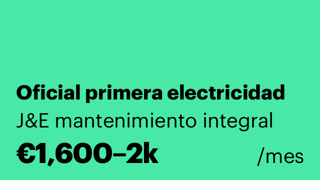 Oficial primera electricidad