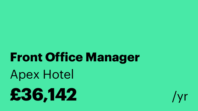Front Office Manager