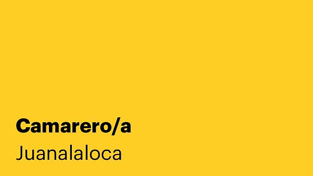 Camarero/a