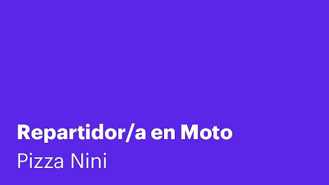 Repartidor/a en Moto
