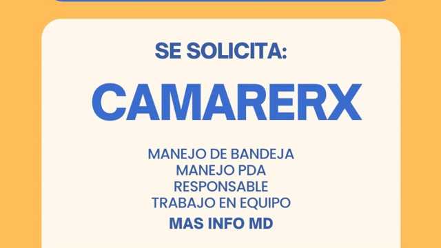 Camarero/a