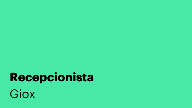 Recepcionista