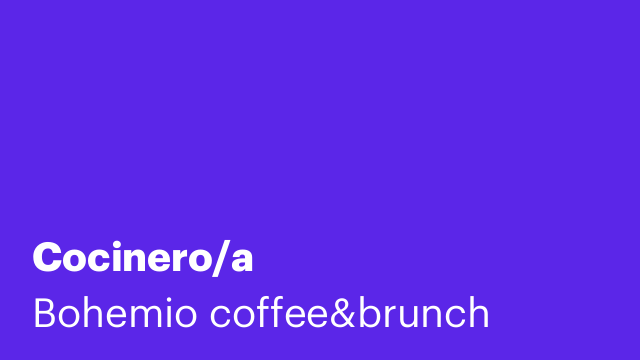 Cocinero/a