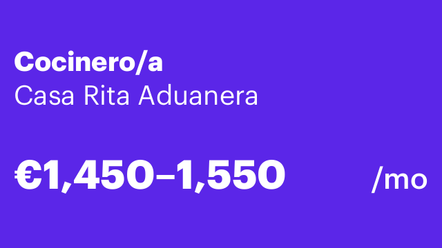 Cocinero/a