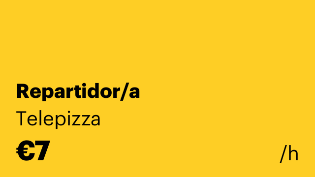 Repartidor/a