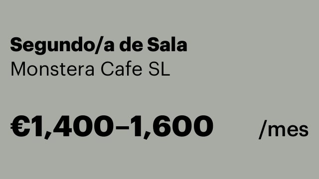 Segundo/a de Sala