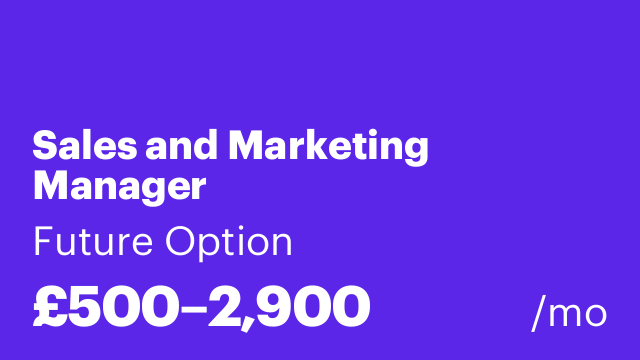 Sales and Marketing Manager